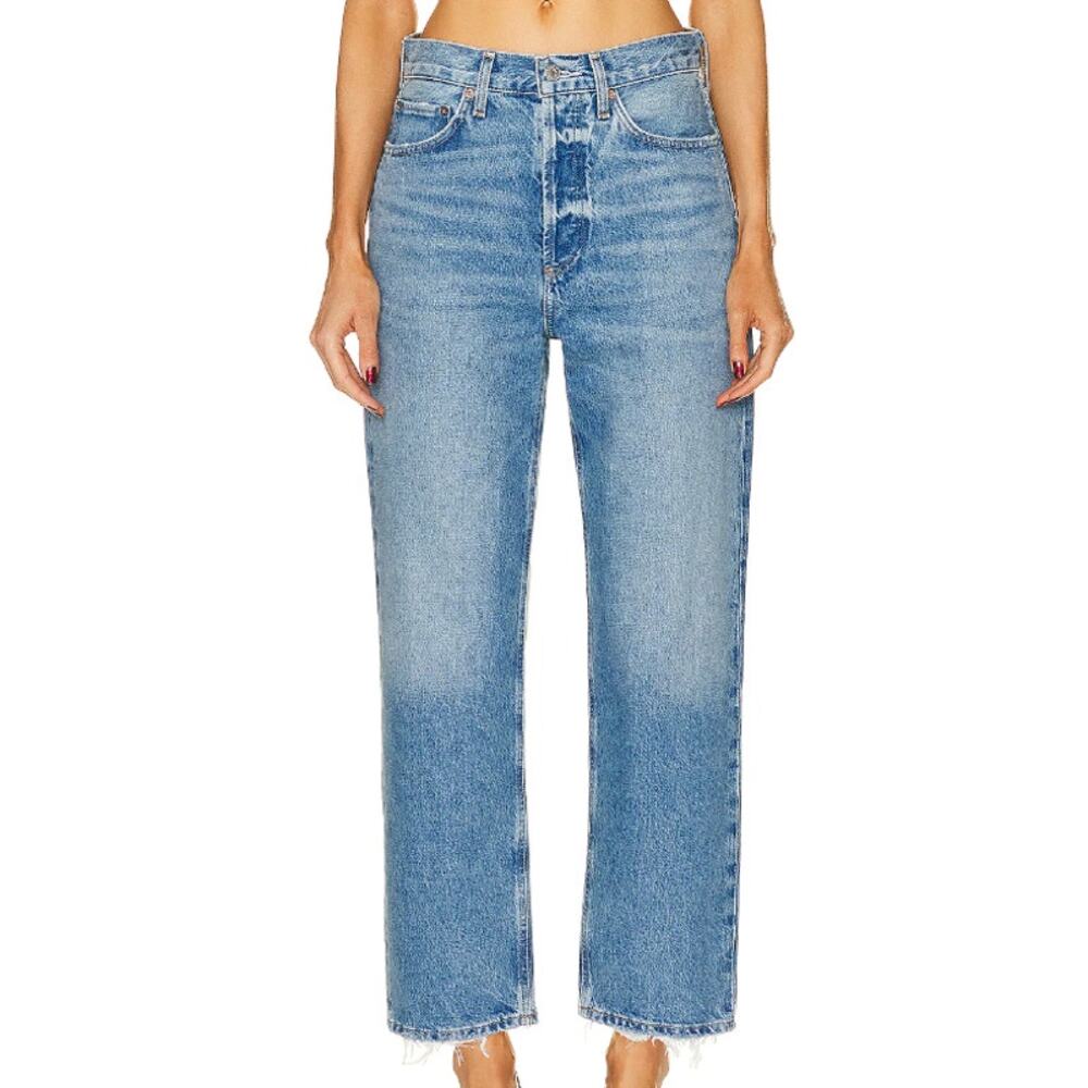 AGOLDE 90's Jeans High Rise Crop Loose Fit Relaxed Boyfriend 100% Cotton 29